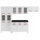 Cozinha De Aço Completa Mirage New 14 Portas 3 Gavetas Branco