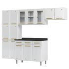 Cozinha De Aço Completa Telasul Diamante 4pçs 3vd Branco