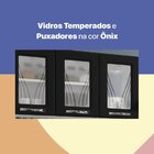 Cozinha De Aço Completa Telasul Star New Com Vidro E Balcão B