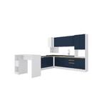 Cozinha De Canto Modulada Celeste Kappesberg 100% Mdf Branco/