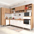 Cozinha De Canto Modulada Inova 292/120cm Balcão Cooktop Armá