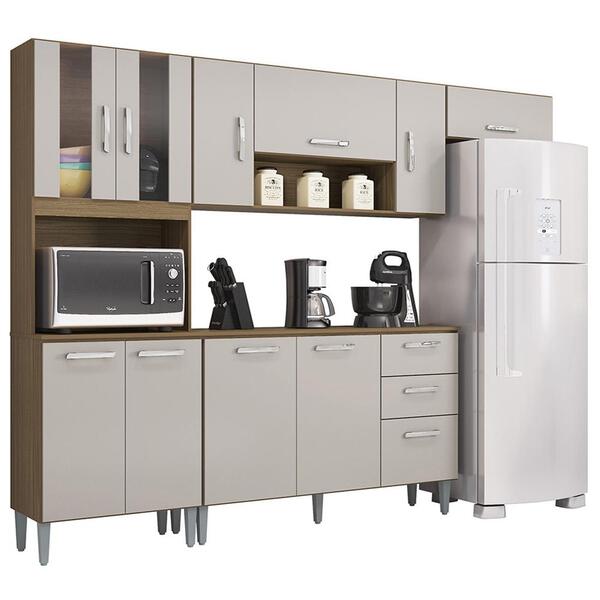 Cozinha E Balcao Com Tampo 244 Cm 506x07 Poqq