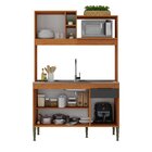 Cozinha Elegance Compacta 4 Portas 1 Gaveta Nicho Micro Freij