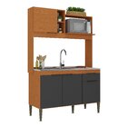 Cozinha Elegance Compacta 4 Portas 1 Gaveta Nicho Micro Freij