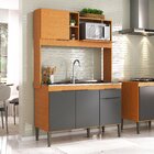 Cozinha Elegance Compacta 4 Portas 1 Gaveta Nicho Micro Freij