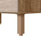 Cozinha Elvis Com Tampo Cooktop 11 Portas Carvalho Arezzo Tan