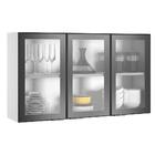Cozinha Em Aço 3 Peças, 6 Portas, Com Vidro - Itatiaia Exclus