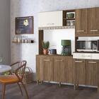 Cozinha Estela 160 7 Portas 1 Gaveta Évora Rústico/off White