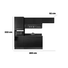 Cozinha Exclusive Completa 4 Peças 7 Portas 3 Gavetas Itatiai