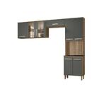 Cozinha Fit Carvalho/chumbo - Nicioli