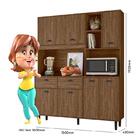 Cozinha Gaba 7 Portas 2 Gavetas Évora Rústico - Fdecor