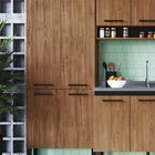 Cozinha Giovanna 5 Peças 13 Portas Freijó/preto