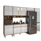 Cozinha Inova 01 Freijó/branco – Vitamov