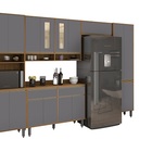 Cozinha Inova 01 Freijó/cinza – Vitamov