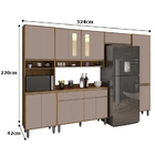 Cozinha Inova 01 Freijó/connect – Vitamov