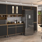 Cozinha Inova 01 Freijó/grafite – Vitamov