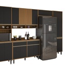 Cozinha Inova 01 Ripado Freijó/grafite – Vitamov