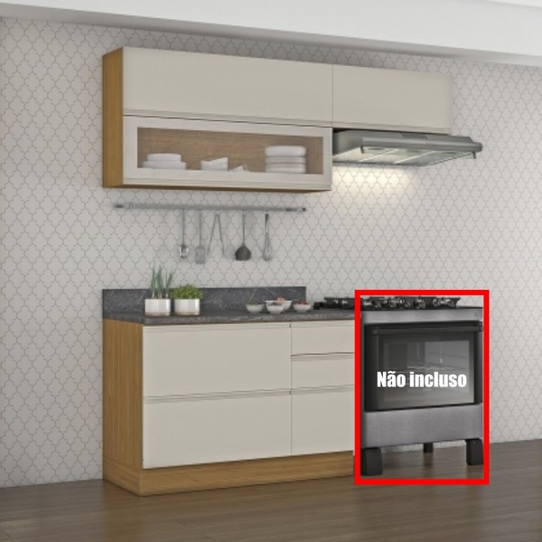 Cozinha Inova 3 Peças Itatiaia  Off White