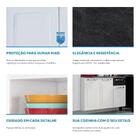 Cozinha Itatiaia Compacta Em Aço Amanda 2023 4 Peças Branca