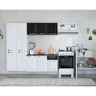 Cozinha Itatiaia Compacta Em Aço Amanda 2023 4 Peças Branca E