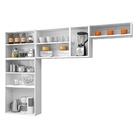 Cozinha Itatiaia Luce Compacta 3 Pecas Branco Paneleiro Armar