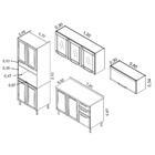 Cozinha Itatiaia Tarsila Compacta 4 Pecas Paneleiro Forno Fec