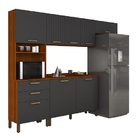 Cozinha Juliette Cinamomo/grafite – Vitamov