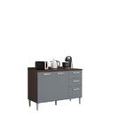 Cozinha Lavínia Chocolate/cinza Platinum - Poquema