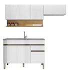 Cozinha Linne 03 Peças Balcao Para Pia 120cm Ktp