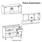 Cozinha Linne 03 Peças Com Tampo 120cm Ktp