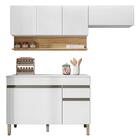 Cozinha Linne 03 Peças Com Tampo 120cm Ktp