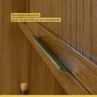 Cozinha Loft Imperatriz Ilha Gourmet Ripado  100% Mdf Freijó/