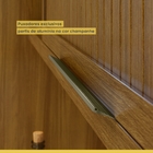 Cozinha Loft Nesher Imperatriz Com Ilha Gourm 100% Mdf Freijó