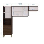 Cozinha Lolita Poquema Móveis Chocolate