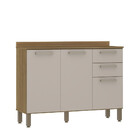 Cozinha Luciane Modulada 2 Peças 10 Portas 4 Gavetas Sem Tampo