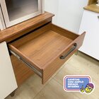 Cozinha Mega Com Tampo Nogueira/off White/cp-ripado