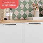 Cozinha Melissa 02-190cm 6 Portas 1 Gaveta Com Bancada Branco