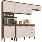 Cozinha Milena Plus 5 Peças Amadeirado Teka/champanhe