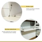 Cozinha Millena 2 Peças 120cm Mdf Yescasa Branco/nature