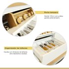 Cozinha Millena 2 Peças 120cm Mdf Yescasa Branco/nature