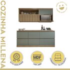 Cozinha Millena 4 Peças Aereo Micro-ondas 100% Mdf Yescasa Na