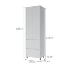 Cozinha Millena 5 Peças 100% Mdf Yescasa Branco/nature