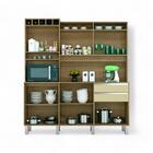 Cozinha Moderna 06 Portas Milano Freijó E Connect