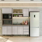 Cozinha Modulada 04 Peças Com 8 Portas E 3 Gavetas Karen Cor