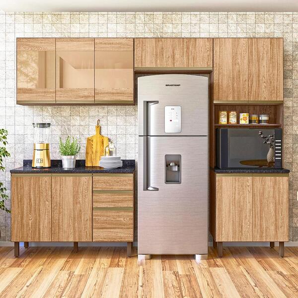 Cozinha Modulada 04 Peças Em Mdf Kali Premium Nicioli