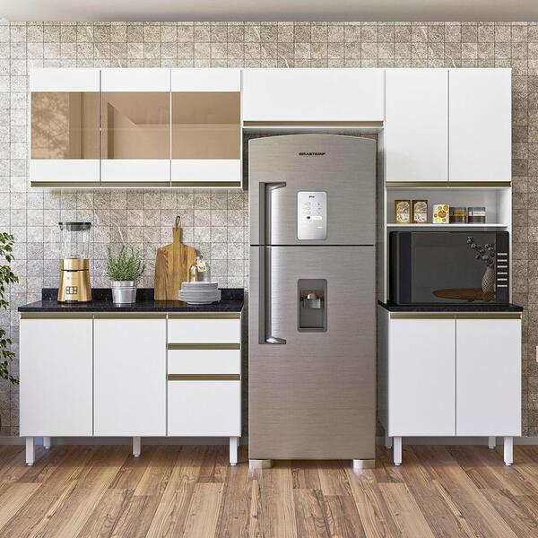 Cozinha Modulada 04 Peças Em Mdf Kali Premium Nicioli