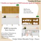 Cozinha Modulada 06 Peças 222cm 3035art Ktp