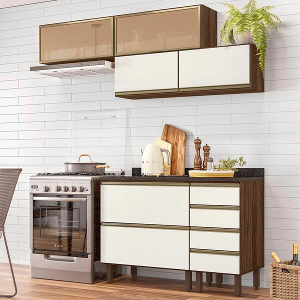 Cozinha Modulada 06 Peças Em Mdf Kali Iza Nicioli