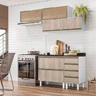 Cozinha Modulada 06 Peças Em Mdf Kali Iza Nicioli
