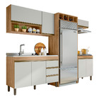 Cozinha Modulada 06 Peças Karen 5850 Nature Off White Peterne